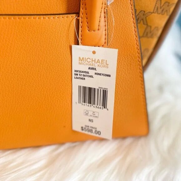 45 | 🍁Michael Kors Avril Satchel with MK Charm - Picture 2 of 7